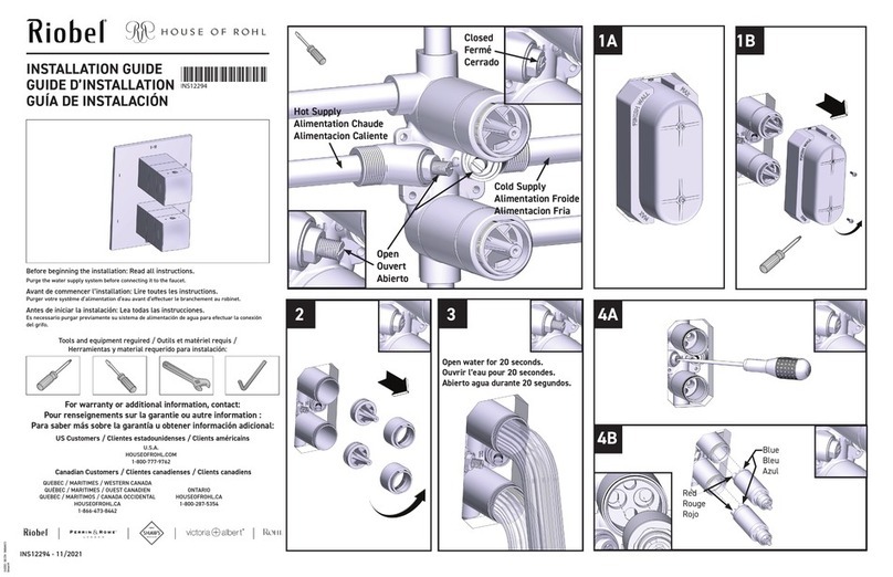 Riobel Reflet TRF44BC installation guide