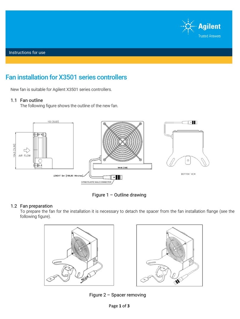 Agilent Technologies X3501 Series User manual