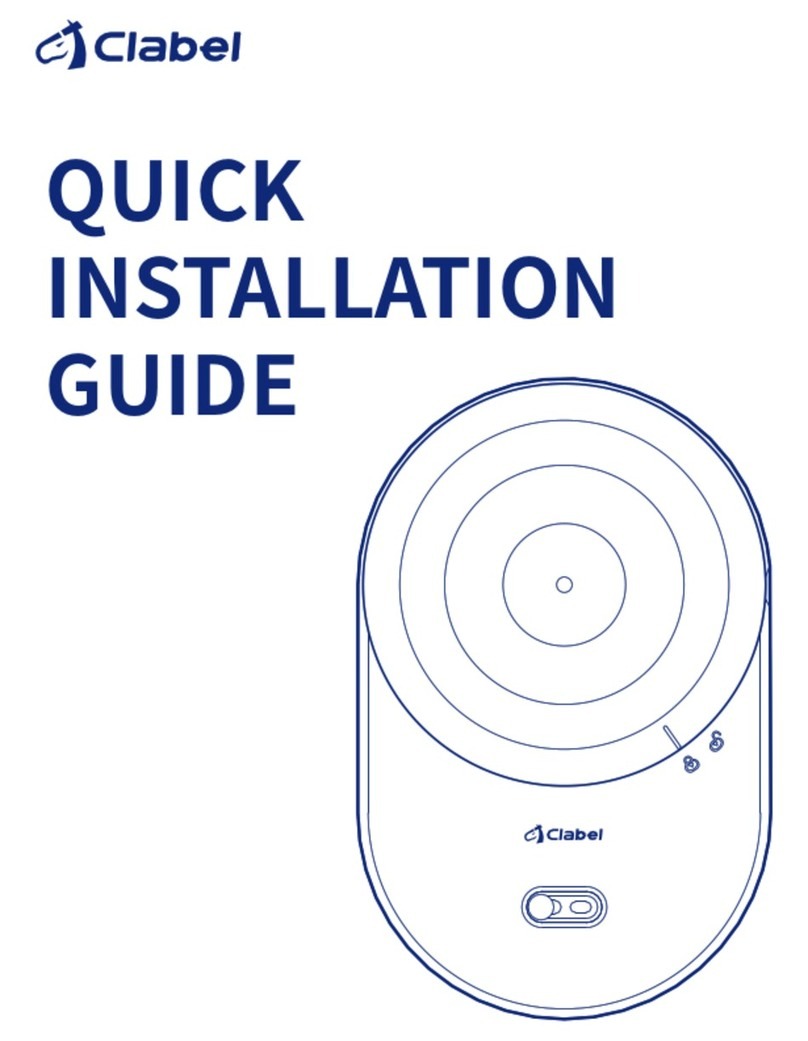 Clabel CT521B User manual