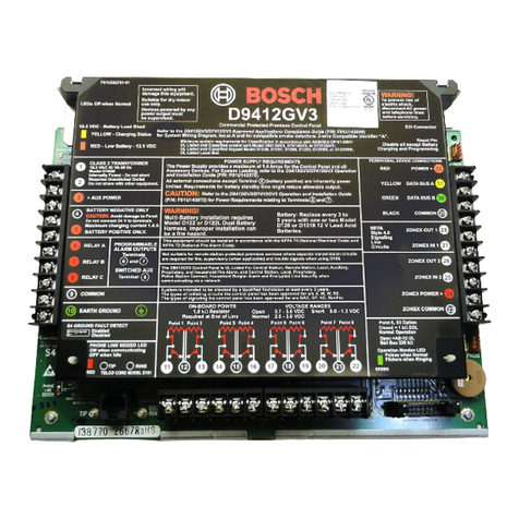 Bosch D9412GV3 Operation and installation guide