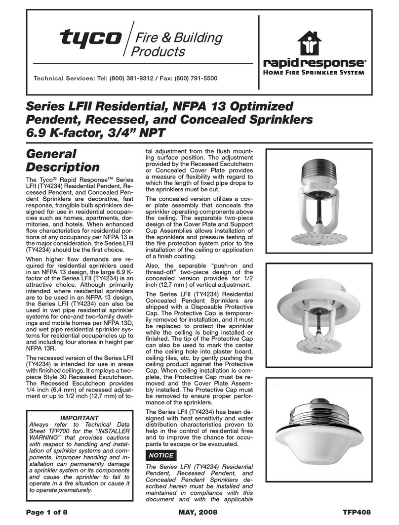 Tyco LFII Series User manual