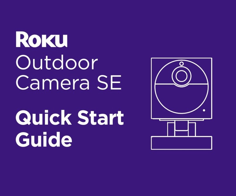 Roku Outdoor Camera SE quick start guide
