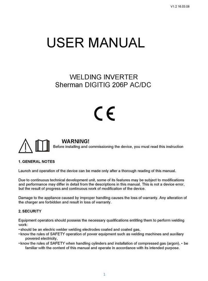 Sherman DIGITIG 206P user manual Sherman DIGITIG 206P user manual