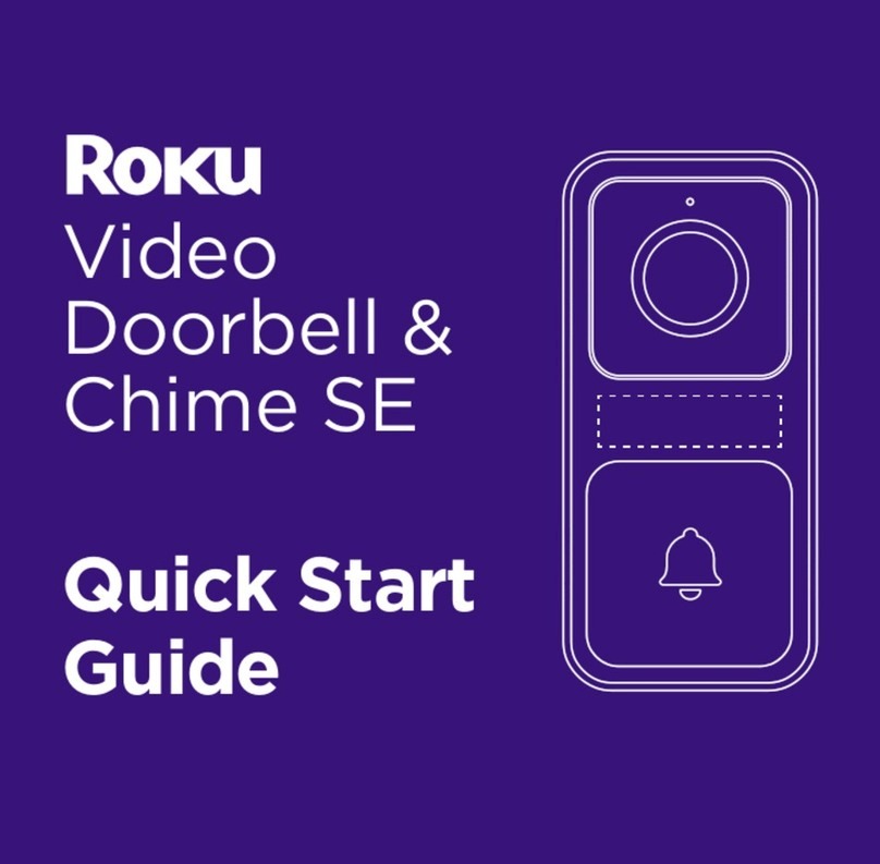 Roku Video Doorbell and Chime SE quick start guide