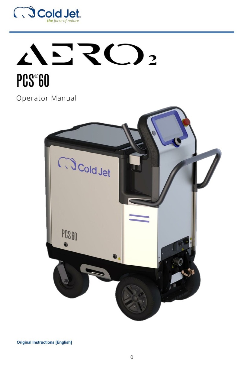 Cold Jet Aero2 PCS 60 Operator's manual