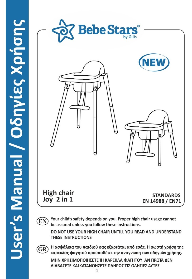 Gilis Bebe Stars Joy 2 in 1 user manual