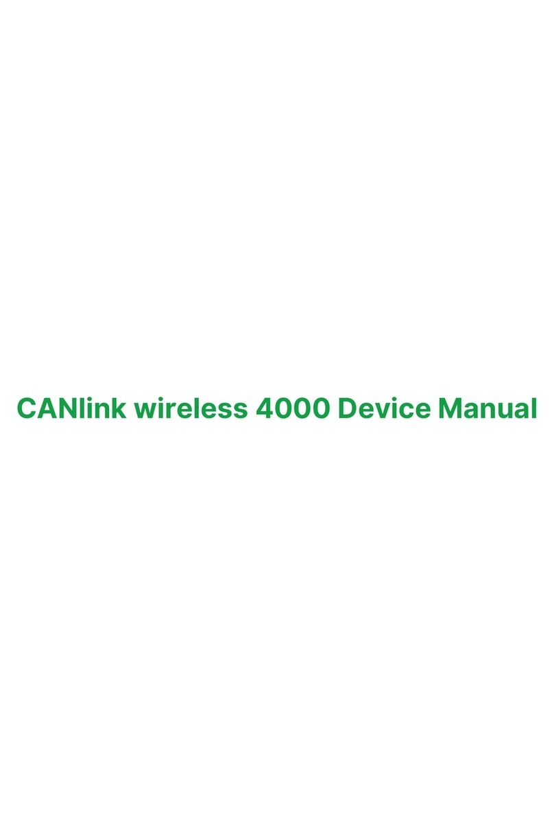 PROEMION CANlink wireless 4000 Series Device manual