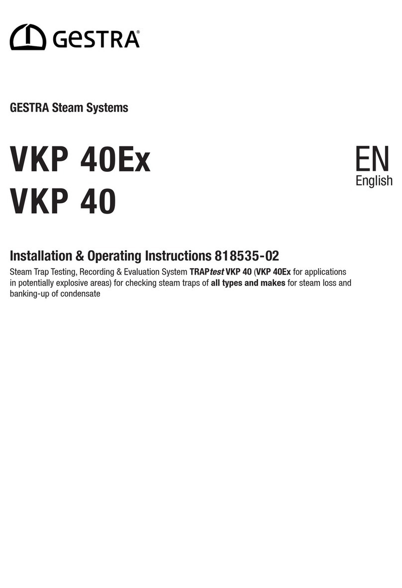 GESTRA VKP 40Ex Installation & operating instructions
