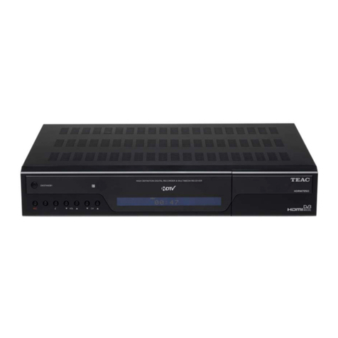 Teac HDRM7250 User manual