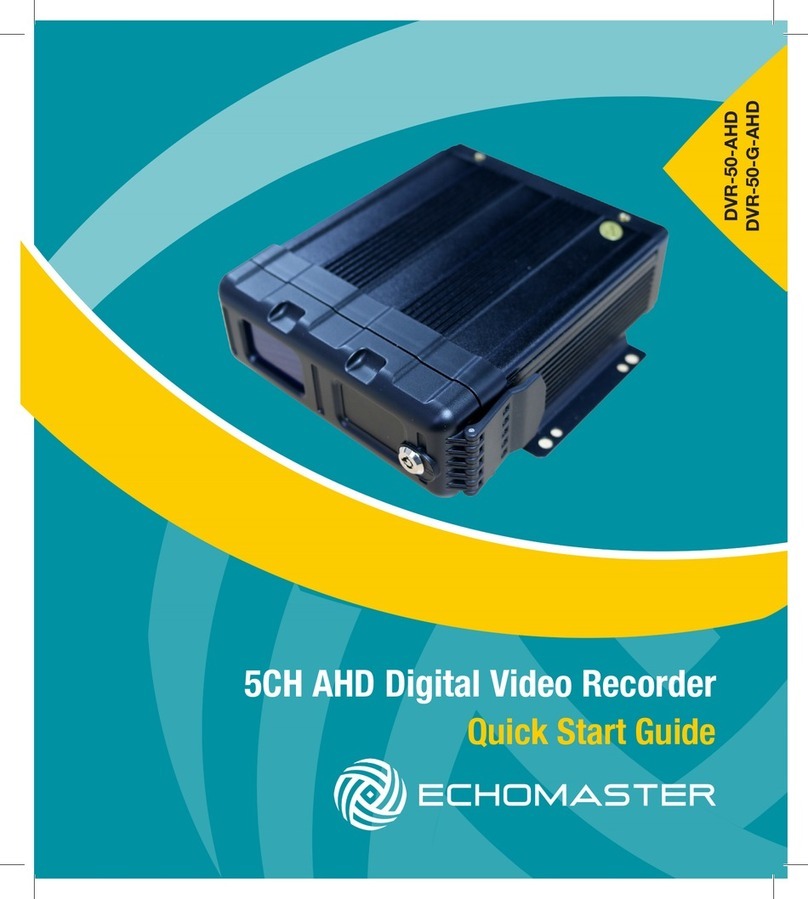 Echomaster DVR-50-AHD quick start guide