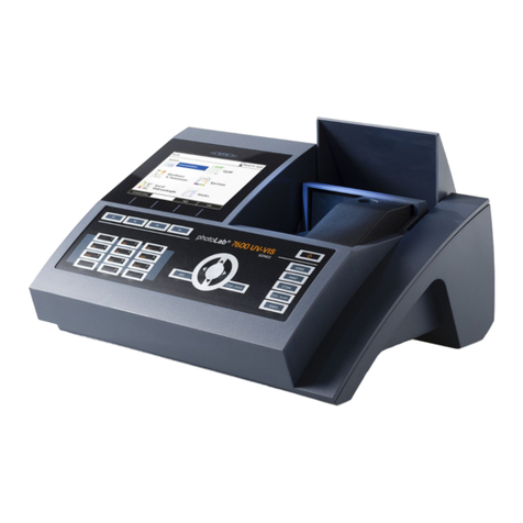 Xylem WTW photoLab 7600 UV-VIS User manual