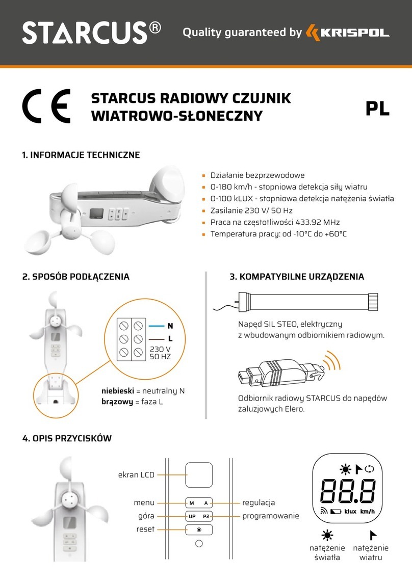 krispol STARCUS ONE User manual
