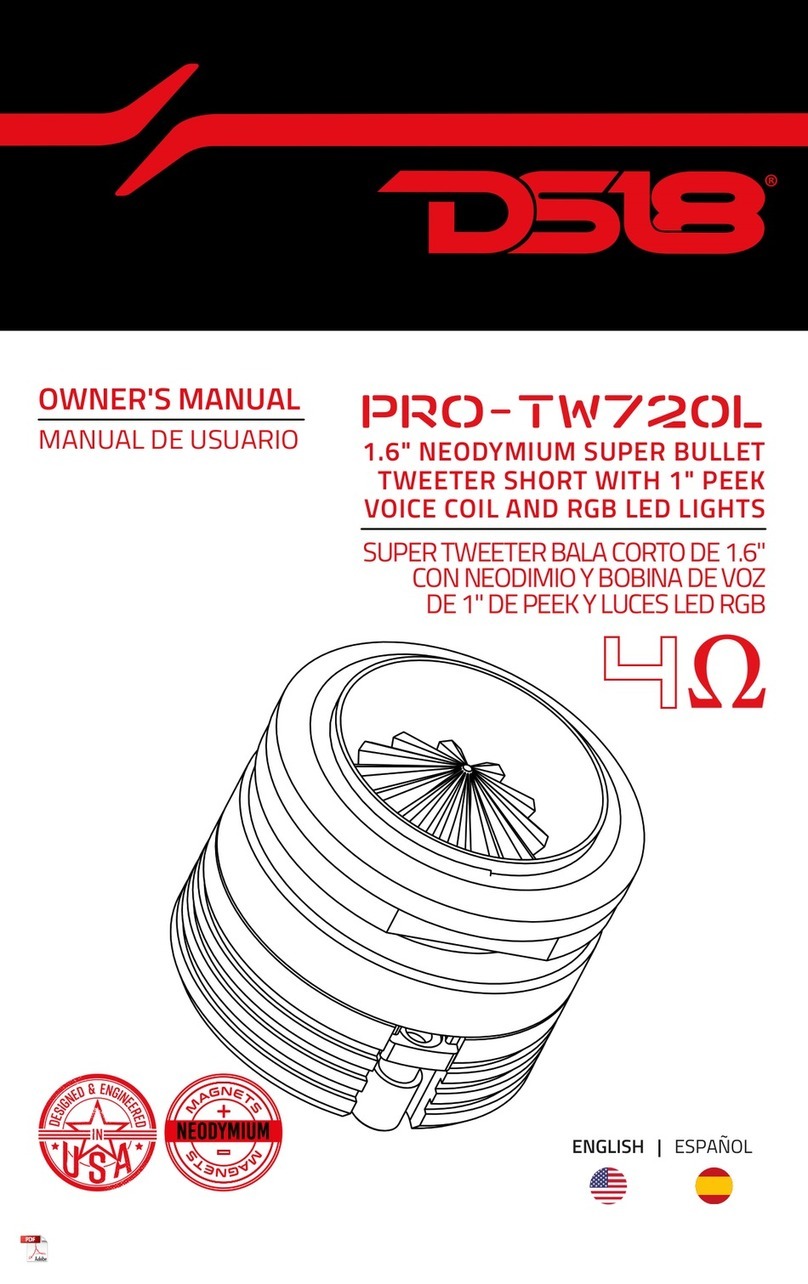 DS18 PRO-TW720L owner's manual