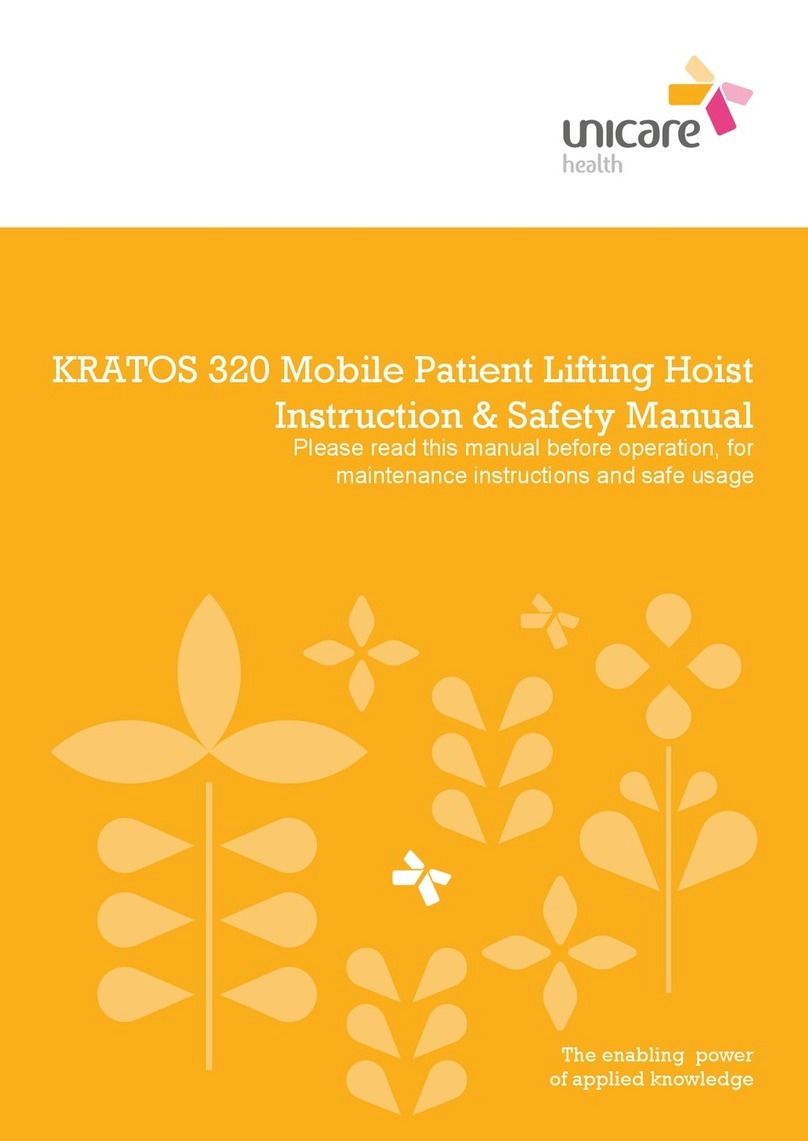 Unicare Health KRATOS 320 Instruction & safety manual Unicare Health KRATOS 320 Instruction & safety manual