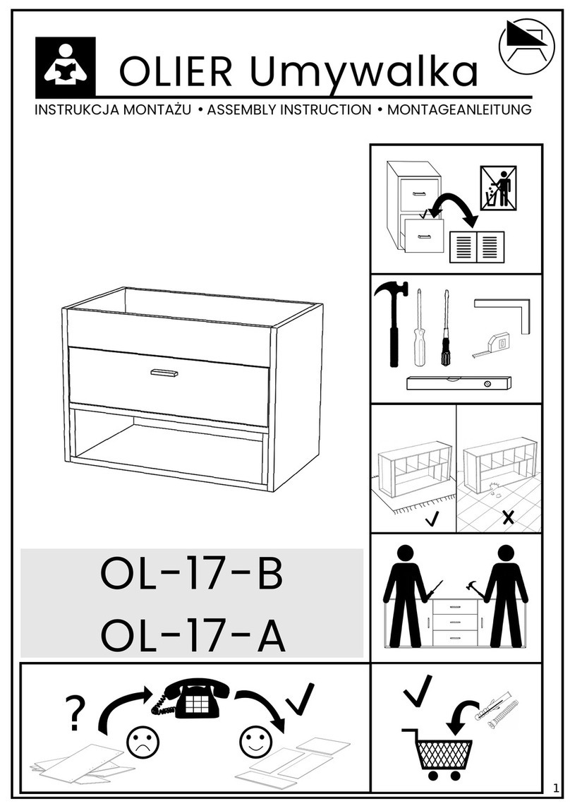 Moderno OLIER OL-17-B Assembly instruction