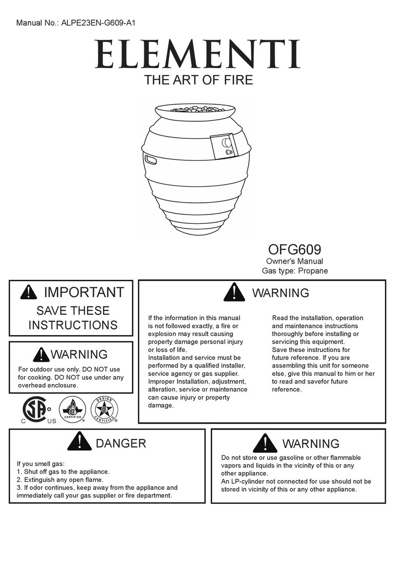 ELEMENTI OFG609 User manual
