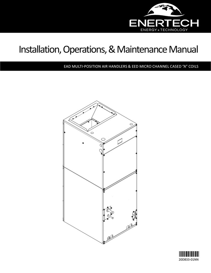 Enertech EAD Series Installation, operation and maintenance manual