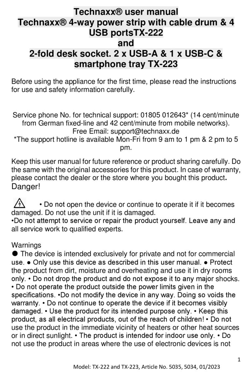 Technaxx TX-222 user manual