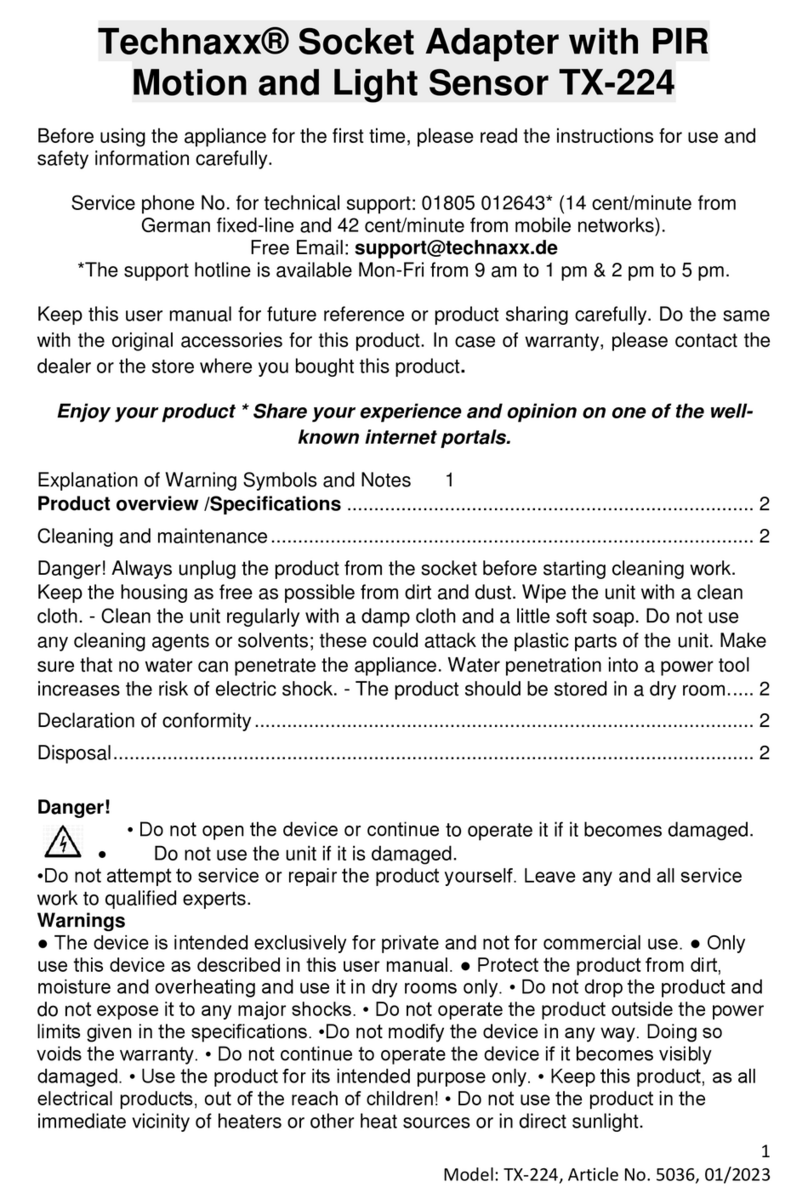 Technaxx TX-224 quick start guide