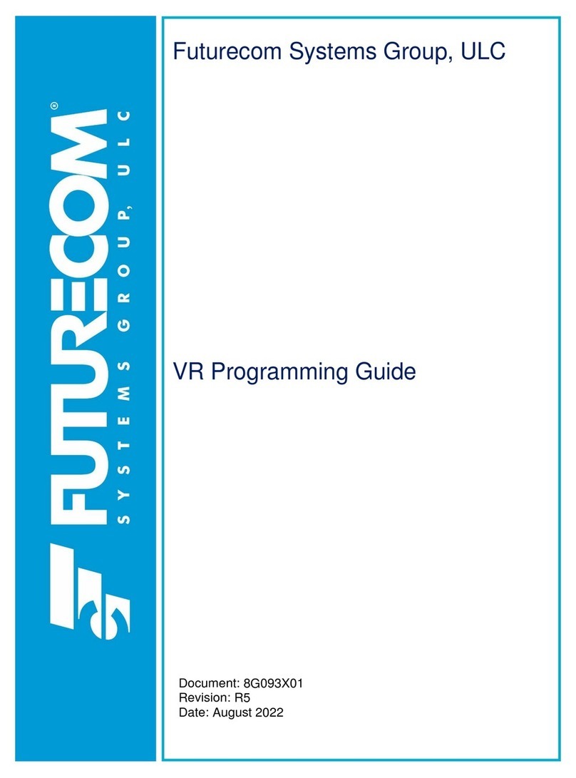 Futurecom VR Programming guide