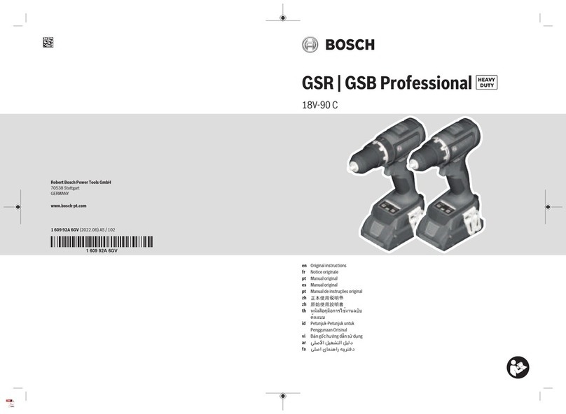 Bosch Professional GSB 18V-90 C User manual