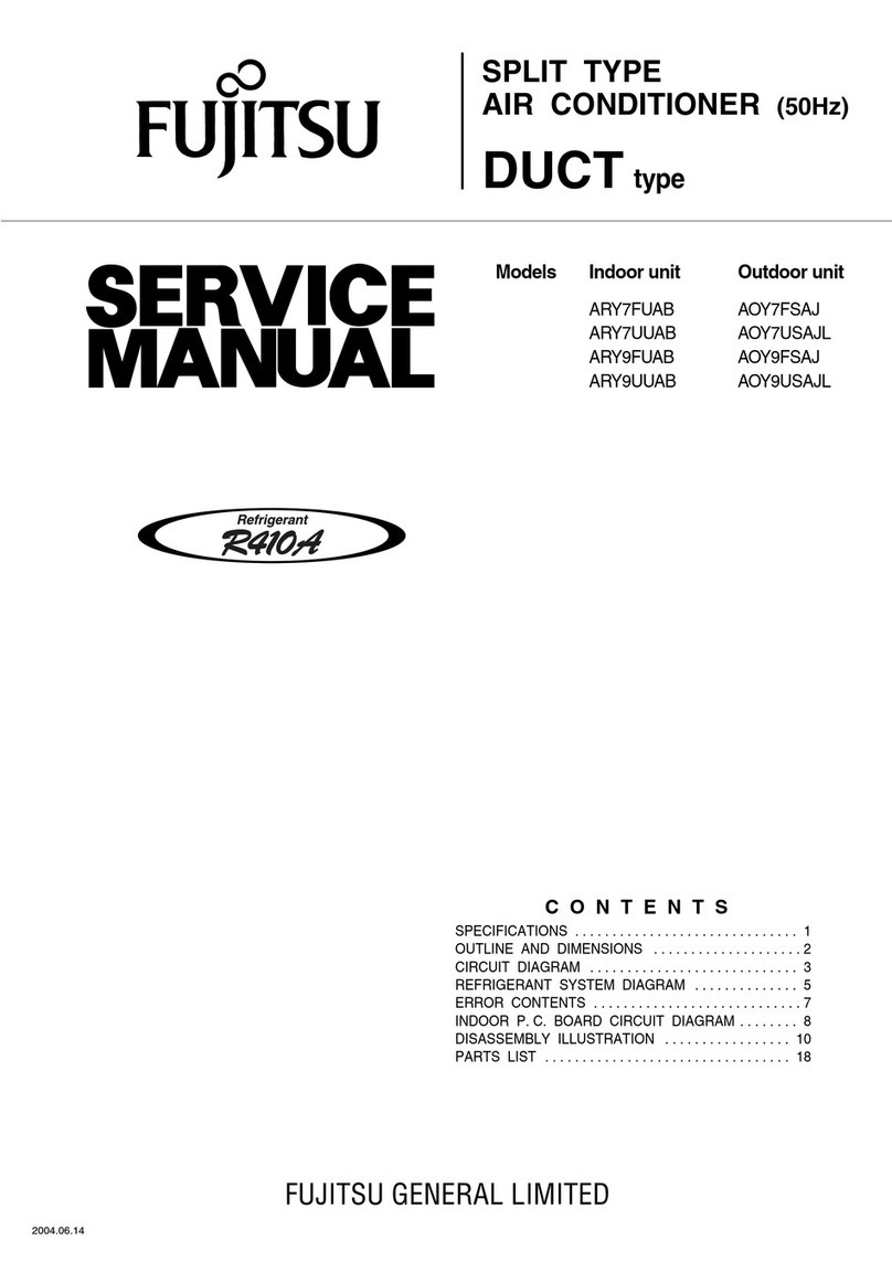 Fujitsu ARY7FUAB User manual