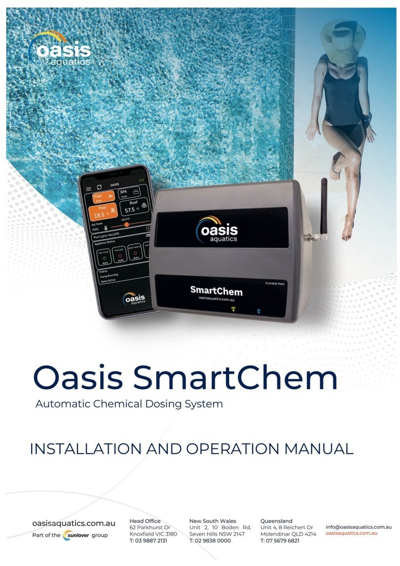 Oasis Aquatics SmartChem Installation and operation manual
