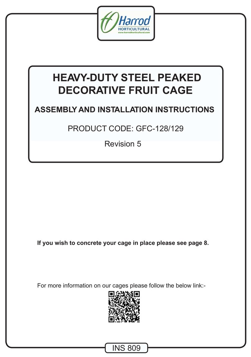Harrod GFC-128 Assembly and installation instructions