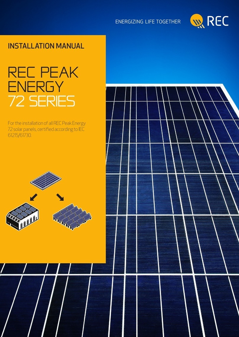 REC Peak Energy 72 Series installation manual