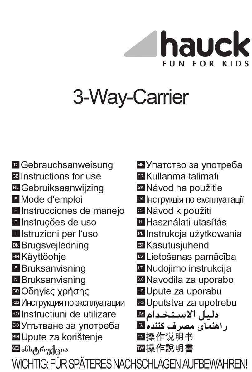 Hauck 3-Way-Carrier Instructions for use