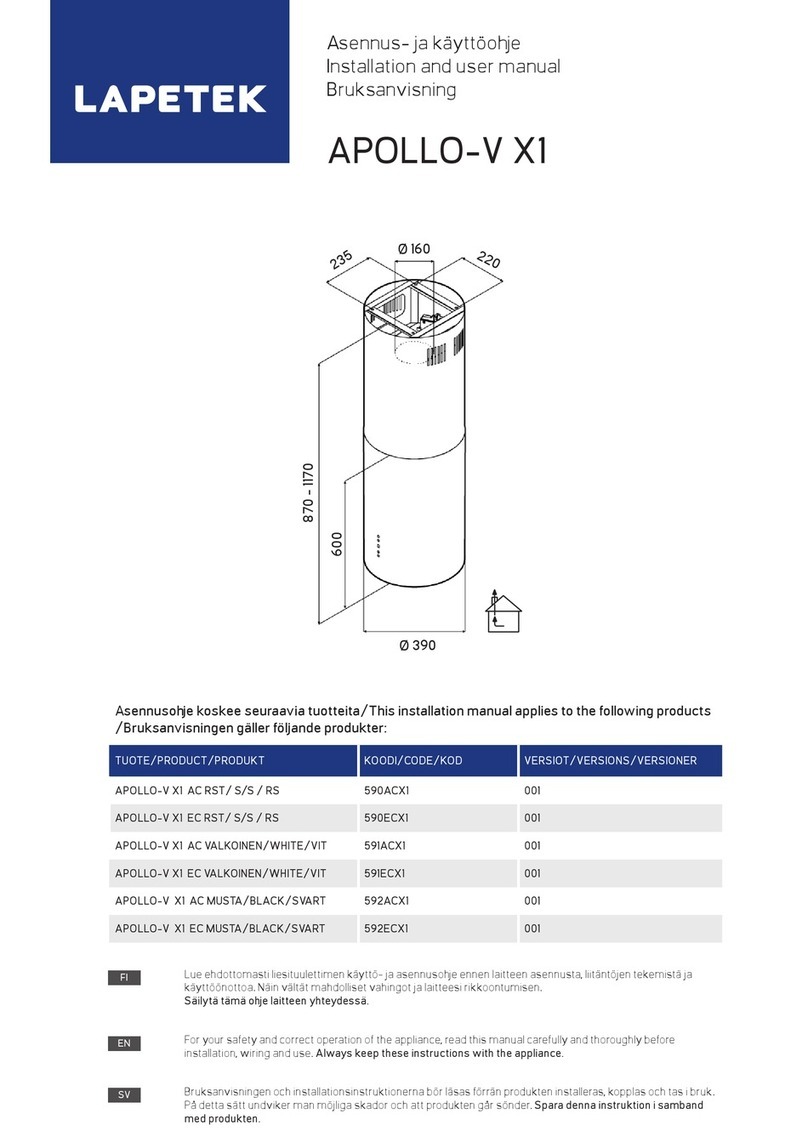 Lapetek APOLLO-V X1 Installation and user manual