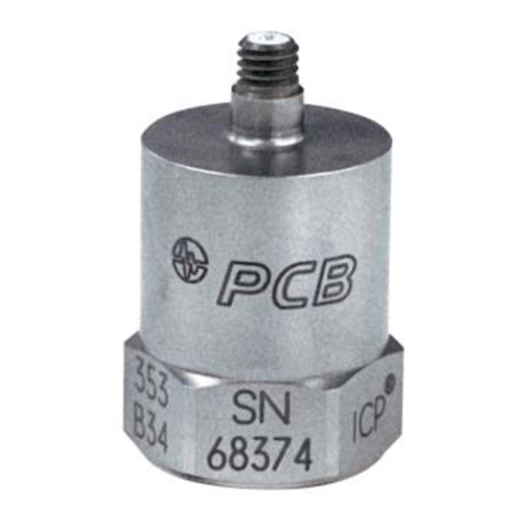 PCB Piezotronics J353B34 Installation and operating manual
