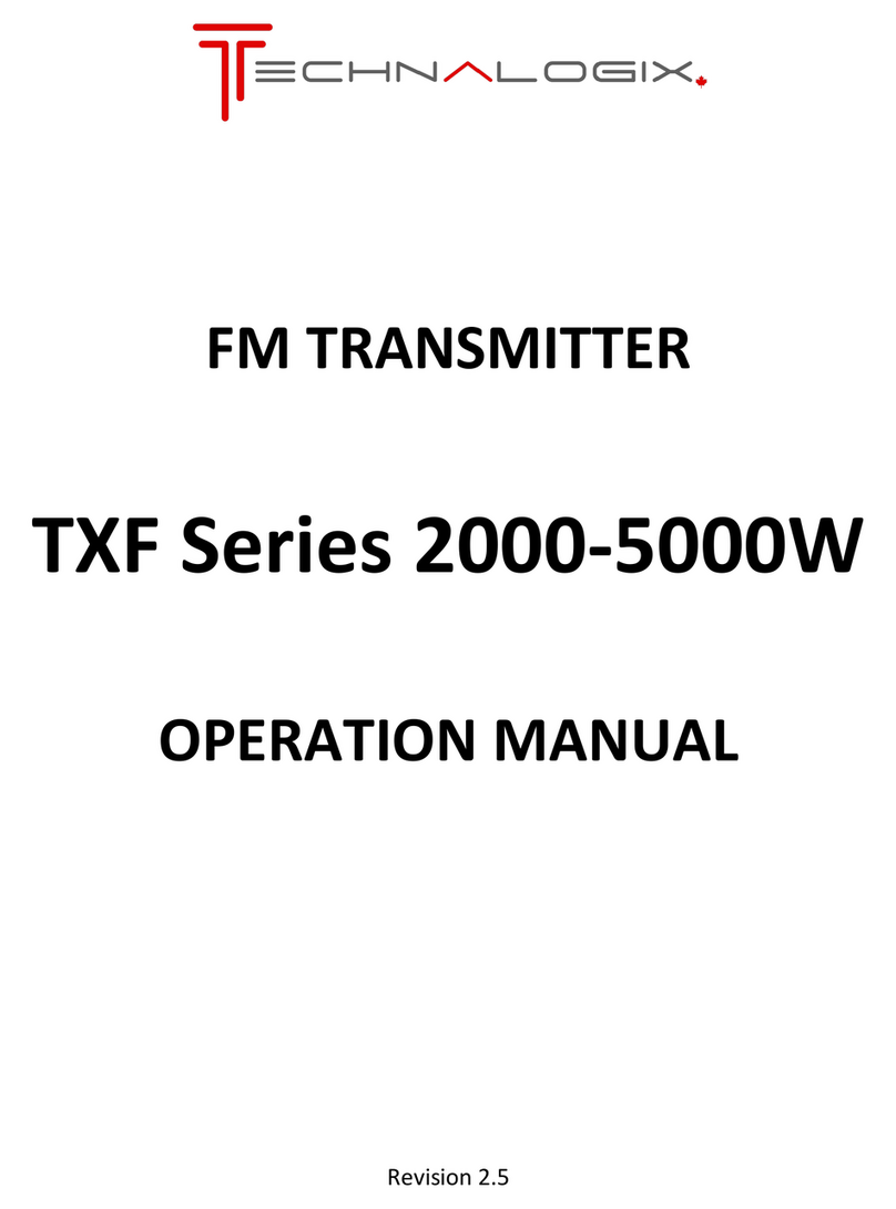 Technalogix TXF Series User manual