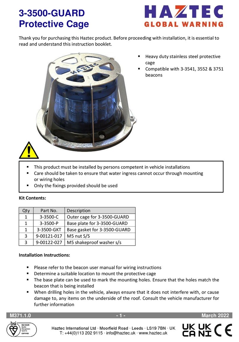 Haztec 3-3500-GUARD manual