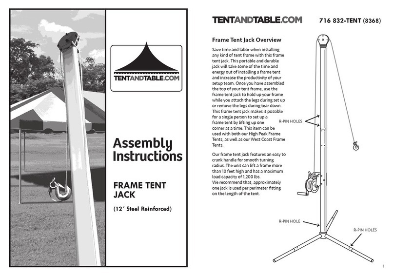 Tentandtable.com 716 832-TENT Assembly instructions