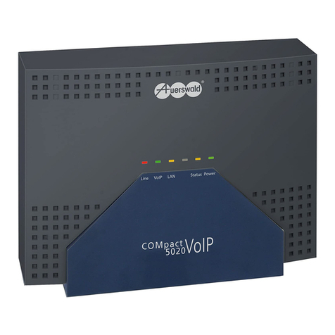 Auerswald COMpact 5010 VoIP Instruction sheet