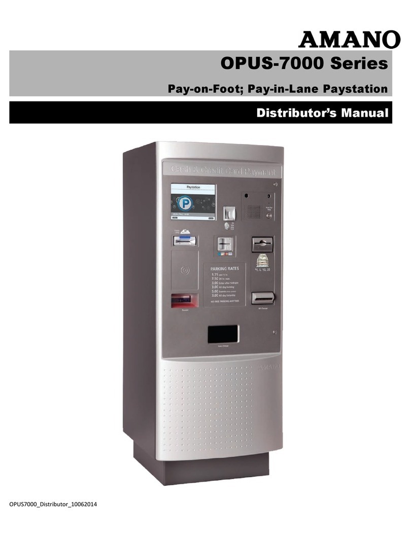 Amano OPUS-7000 Series Distributor Manual