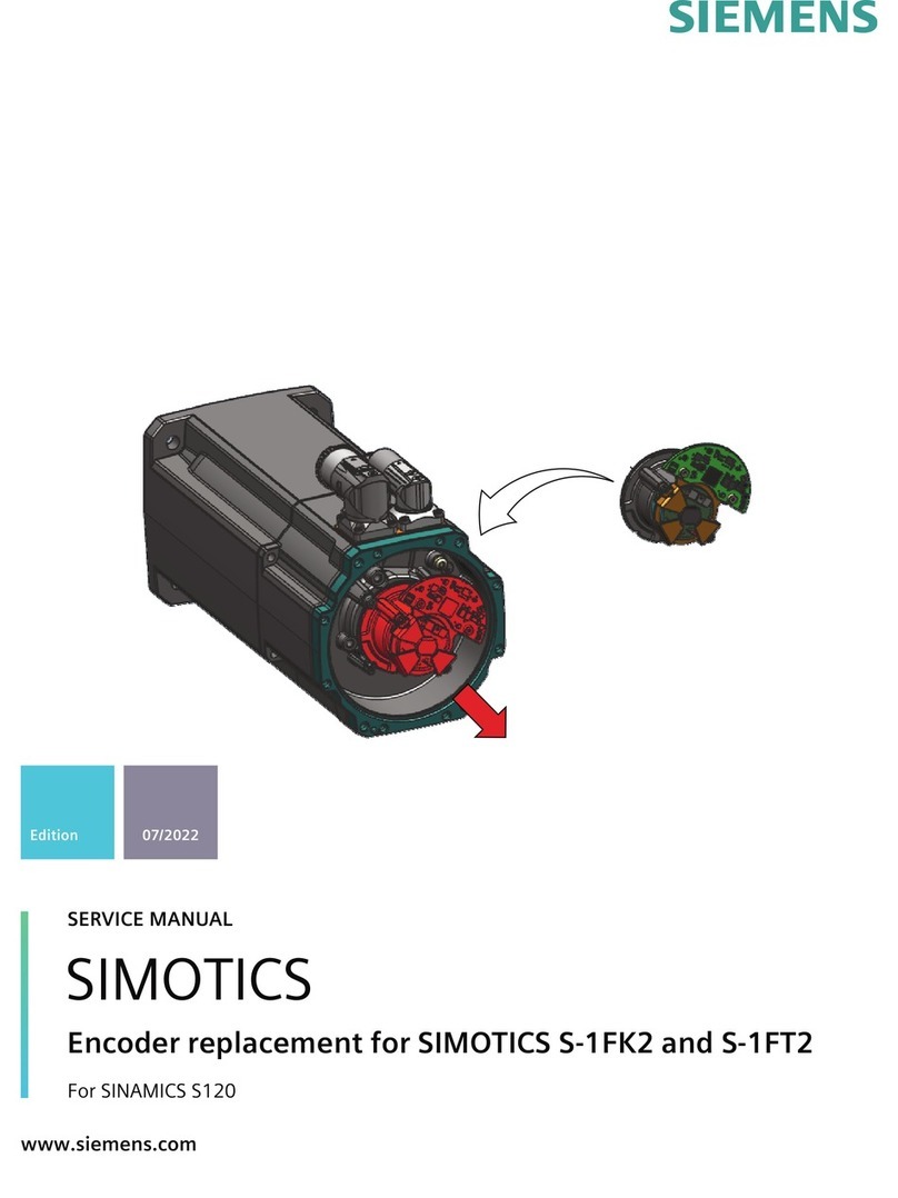 Siemens SIMOTICS S-1FK2 Service manual