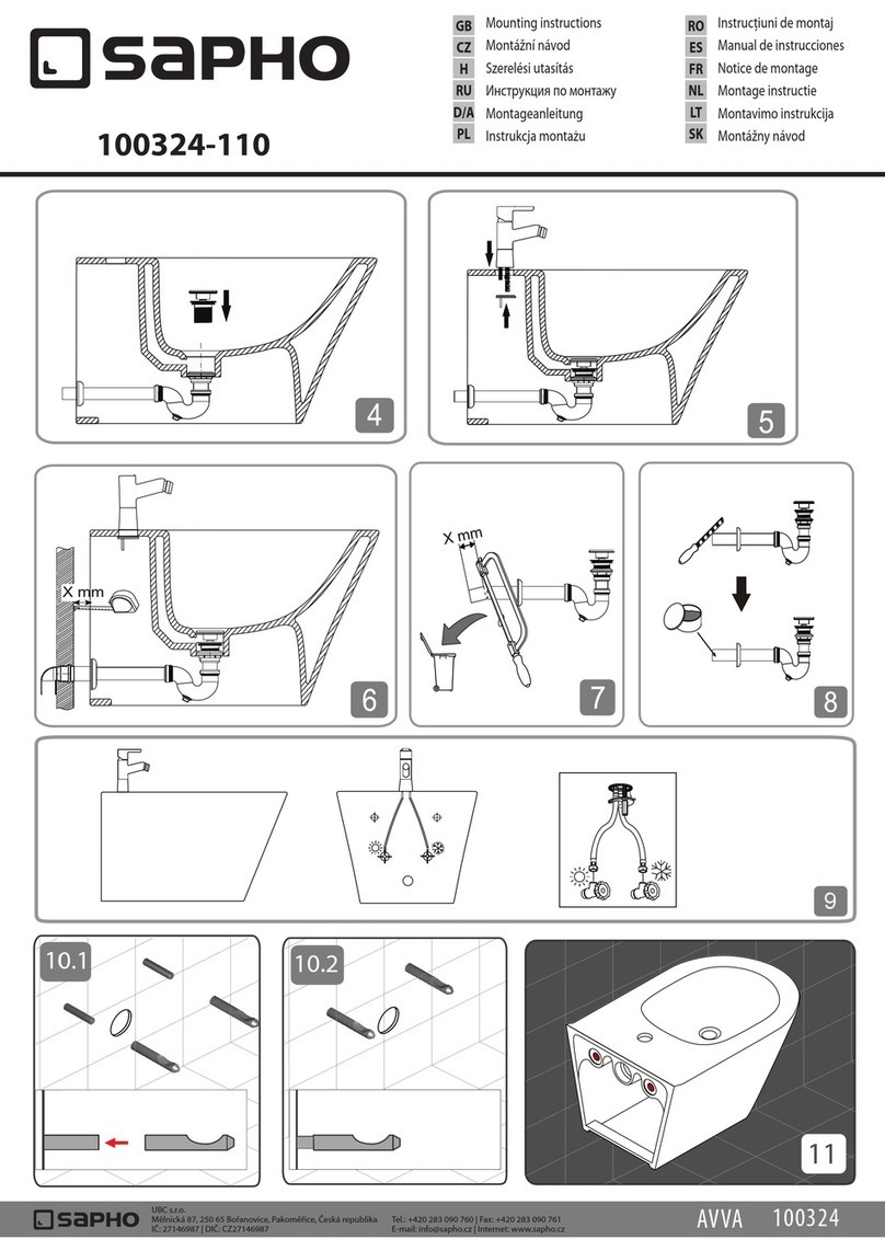 Sapho 100324-110 User manual