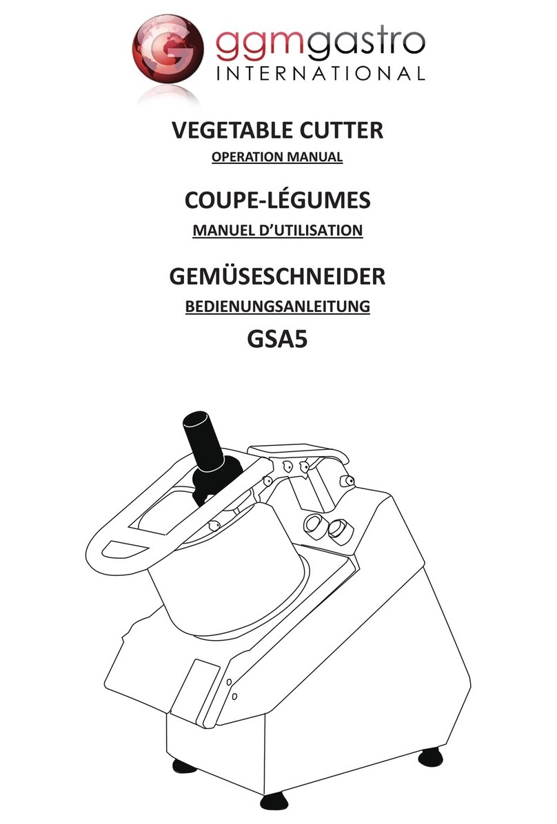 GGM gastro GSA5 Operation manual