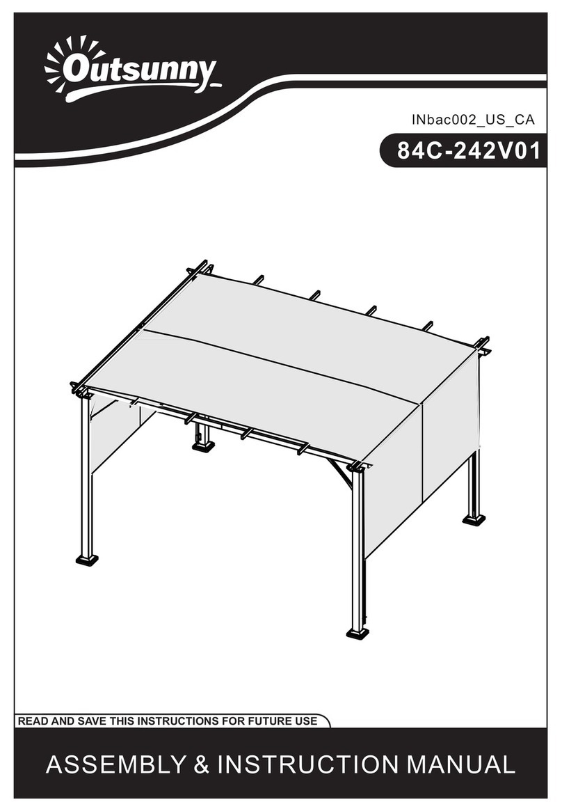 Outsunny 84C-242V01 Installation guide