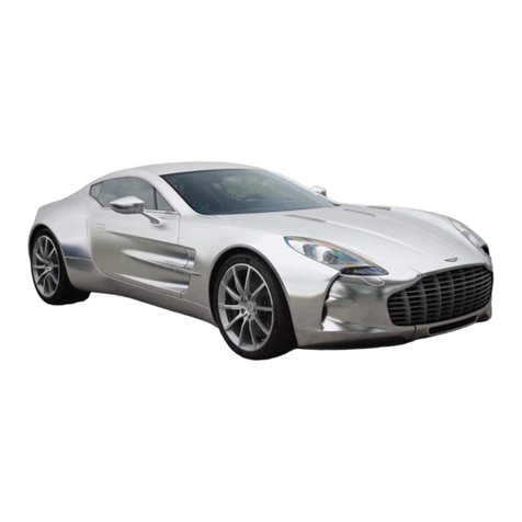 Aston Martin One-77 2010 owner's manual