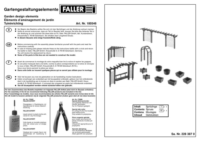 Faller 180546 User manual