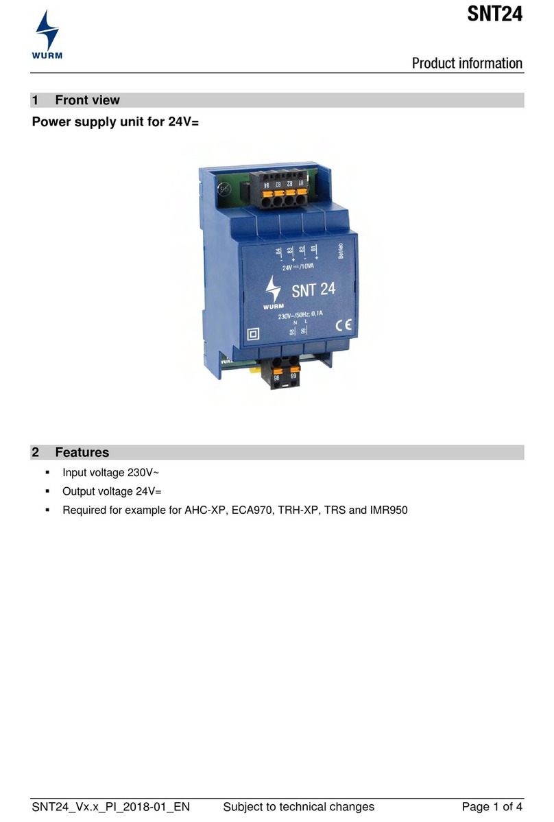 WURM SNT24 Product information