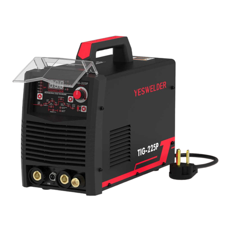 Yeswelder TIG-225P Operator's manual