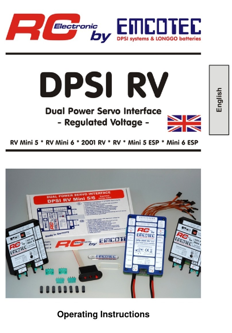 Emcotec RC Electronic DPSI RV User manual