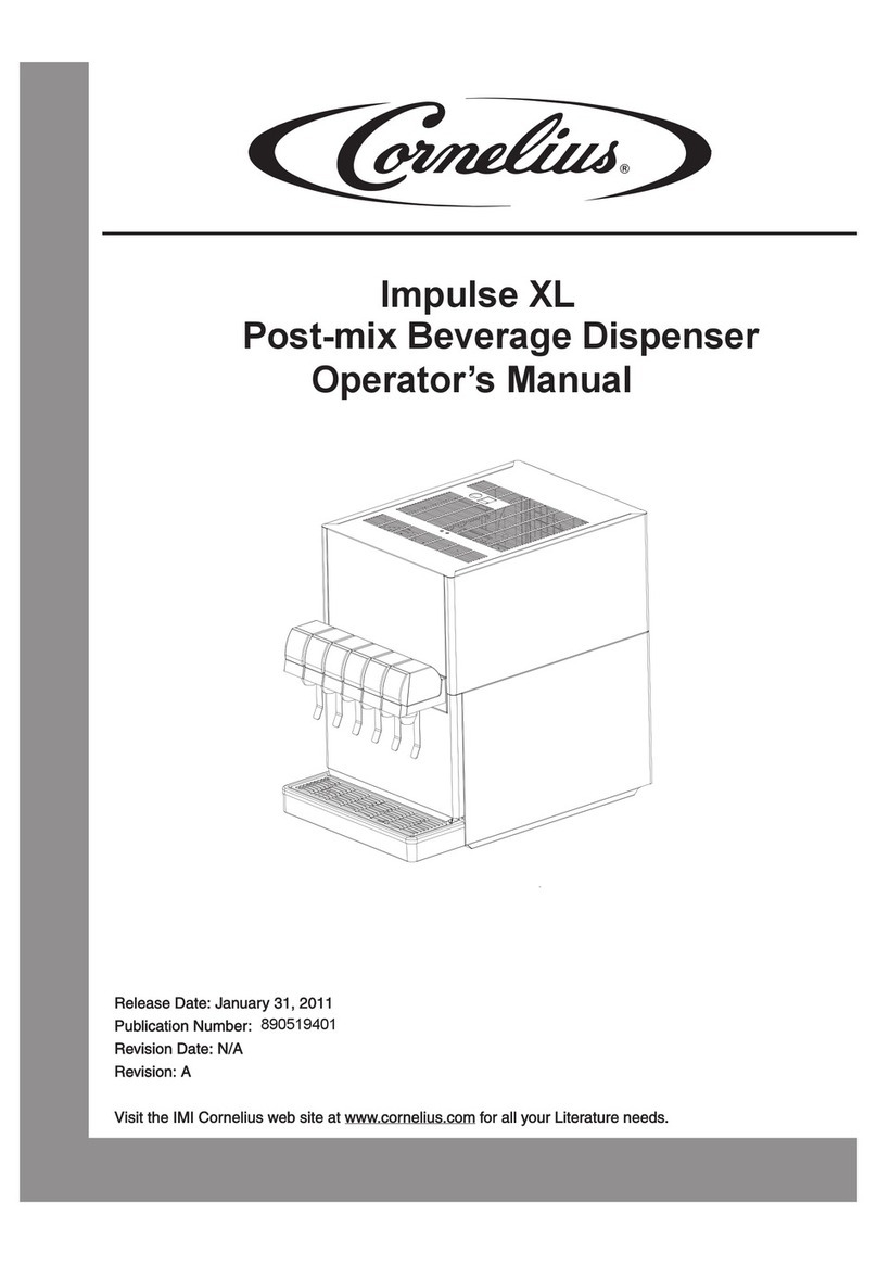 Cornelius Impulse XL Operator's manual