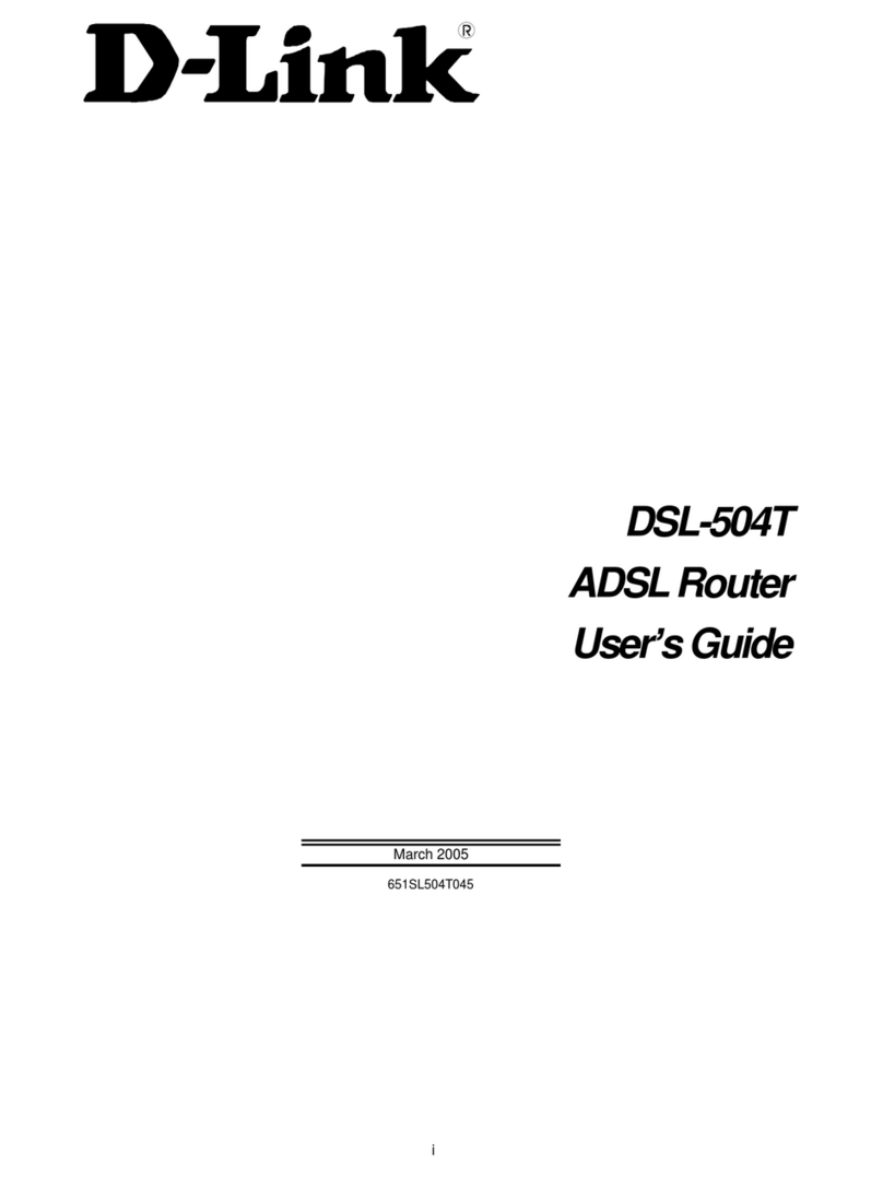 D-Link DSL-504T User manual