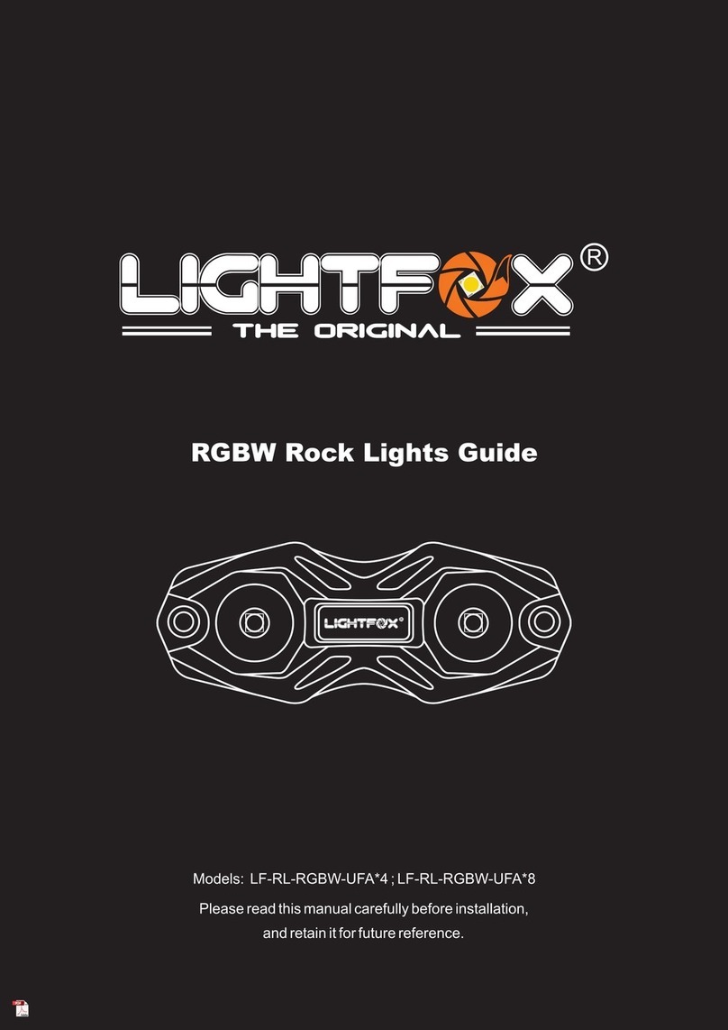 LIGHTFOX LF-RL-RGBW-UFA 4 Series Guide