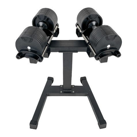 BETTER BODY TWIST DUMBBELL RACK User manual